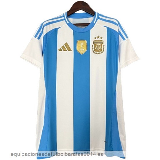 Nuevo Tailandia 1ª Camiseta Argentina 2024 Azul Blanco Baratas